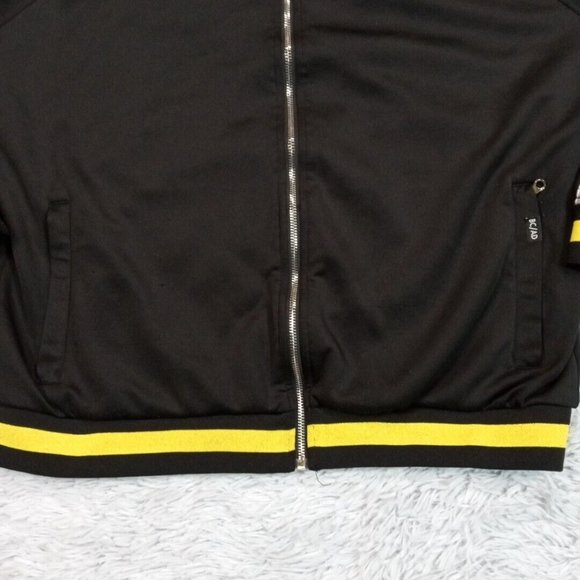 Eternity BC/AD Mens Jacket Track‎ Black XL Full Zip Pockets Embroidery - Picture 4 of 11